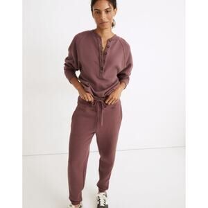 Madewell MWL Betterterry Jogger Sweatpants Manor Purple Size S